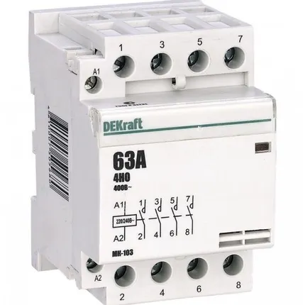 Фото №0 Контактор модульный МК-103 4НО 63А 230В SchE 18088DEK