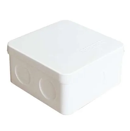 Фото №0 Коробка распределительная ОП 84х84х45мм IP54 7 выходов без гермовводов крышка защелкивающаяся бел. Epplast 125101