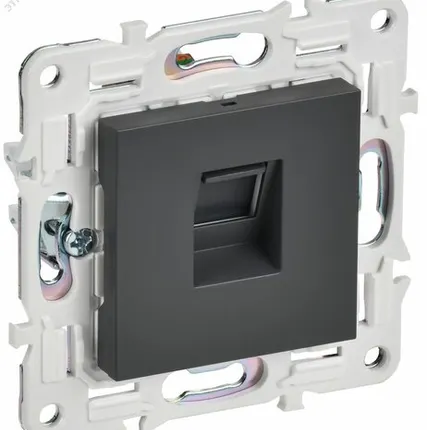 Фото №0 SKANDY Розетка компьютерная RJ45 кат.5E SK-K01T титан IEK