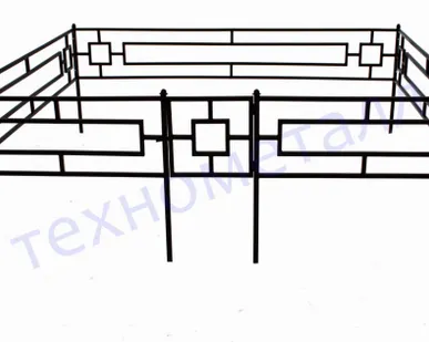 фото Ограда профильная