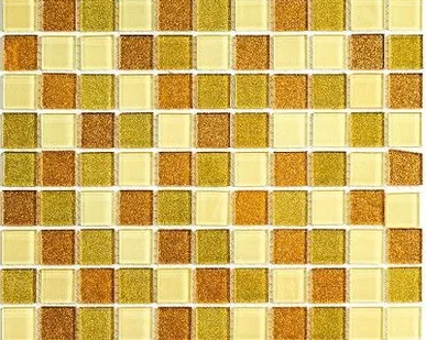 фото Мозаика BONAPARTE Shine Gold 300х300 стеклянная