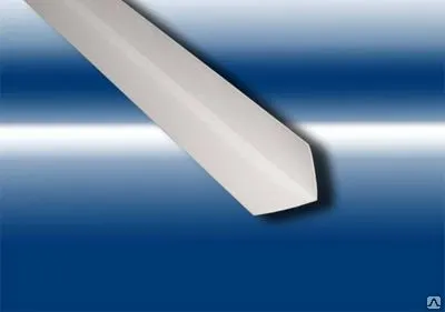 Фото №0 Угол ПВХ белый (10х10)