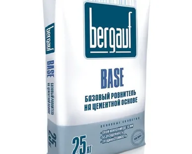 фото Ровнитель для пола на цементной основе Bergauf Base