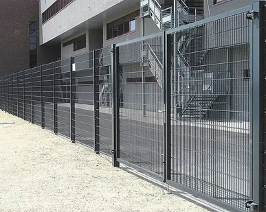 фото Ворота 3D распашные 1800х4500 мм