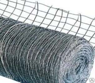 фото Сетка штукатурная тканная, яч. 8х8мм, проволока d=0,5-0,6мм, рулон 1х30м