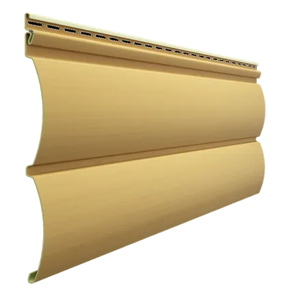 Фото №0 Сайдинг Docke Блок-Хаус D4.7T Манго Деке Premium виниловый