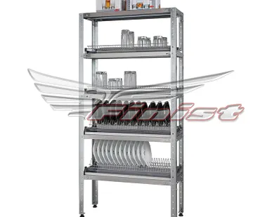 фото Стеллаж для сушки посуды СтПЛп 825*600*1600/2000