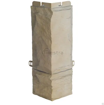 Фото №0 Наружный угол к фасадным панелям гранит крымский Альта-Профиль 470х160х30мм