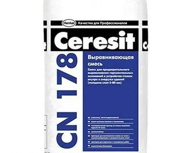 фото Легковыравнивающаяся смесь Церезит CN-178/25 кг
