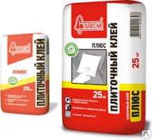 Фото №0 Клей плиточный "СТАРАТЕЛИ Плюс" 25 кг