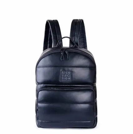 Фото №0 Черный рюкзак из экокожи в стиле унисекс TJ COLLECTION YH 8440121 BLI