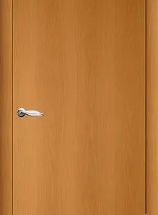 фото Дверь межкомнатная глухая Гладкое (70х200см) Орех миланский