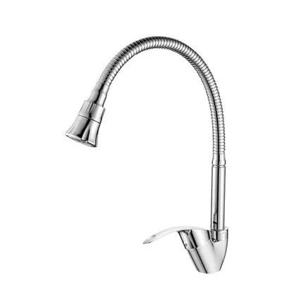 Фото №0 Смеситель для кухни Decoroom DR71022 гибкий излив