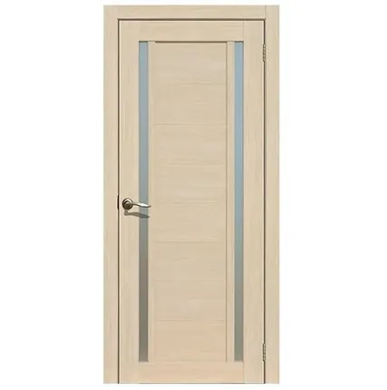 Фото №0 Дверь межкомнатная 203 (La Stella) стекло матовое, экошпон, Ясень Латте 2000х600мм