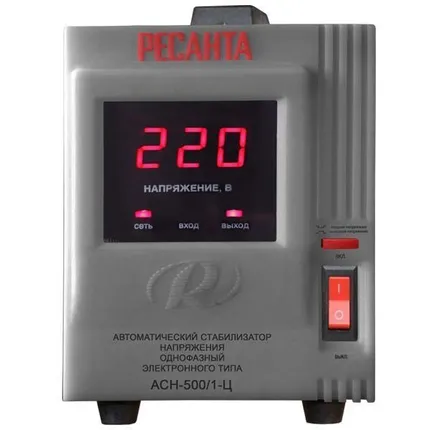 Фото №0 Стабилизатор АСН- 500/1-Ц (140-260в, 500вт, при U=190вольт)