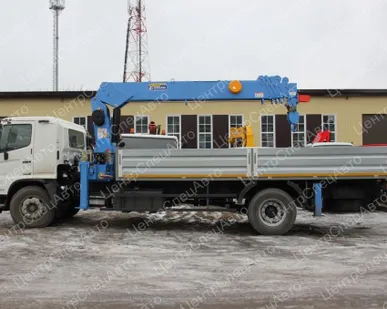 фото Кран-манипулятор HINO 500 GH8JSTA-QHR с КМУ DongYang SS1506, 4х2.