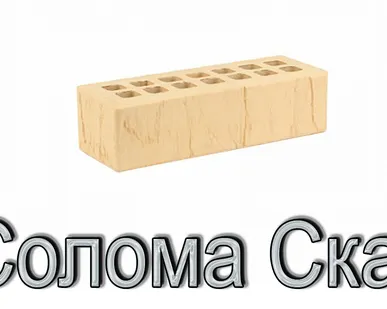 фото Кирпич КР-л-пу 250х85х65/0,7НФ/200/1,4/100 200 соломенный Скала