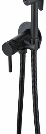 Фото №0 Смеситель с гигиеническим душем Allen Brau Priority 2.0 5.31029-31 черный матовый
