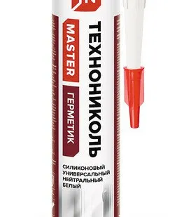 фото Герметик ТЕХНОНИКОЛЬ универсальный нейтральный силиконовый белый 280 мл./шт