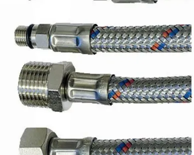 фото Подводка гибк. д\воды, опл.из нерж.стали, г/ш 1/2" - 1м