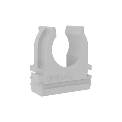 Фото №0 Держатель для труб (клипса) d16мм DKC 51016