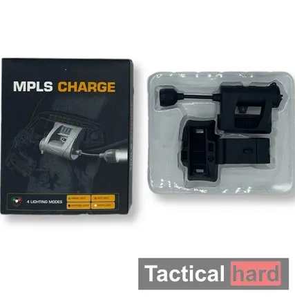 Фото №0 Тактический фонарь на шлем Черный