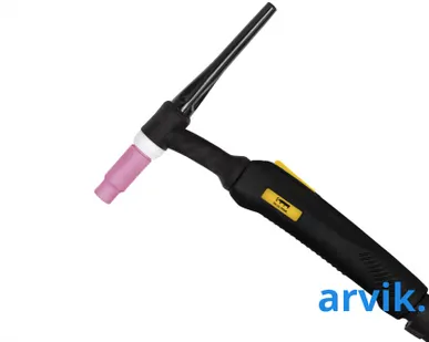 фото Горелка аргоновая  КЕДР TIG-26 PRIME (1 кнопка, для КЕДР UltraTIG, кабель/газ G3/8, 2-pin мал.) 8,0м