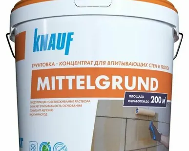 фото Грунтовка-концентрат универсальная KNAUF MITTELGRUND, 10кг