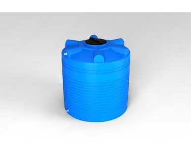 фото Емкость ATV 2000 (синяя) с отводами и поплавком Aquatech (Код: А0000042199)