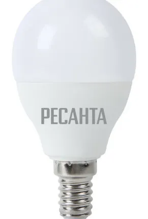 Фото №0 Лампа светодиодная РЕСАНТА LL-R-G45-7W-230-4K-E14