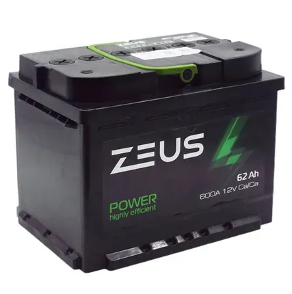 Фото №0 Аккумулятор ZEUS POWER 62 Ач о.п.