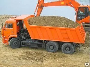 фото Вывоз грунта самосвалами