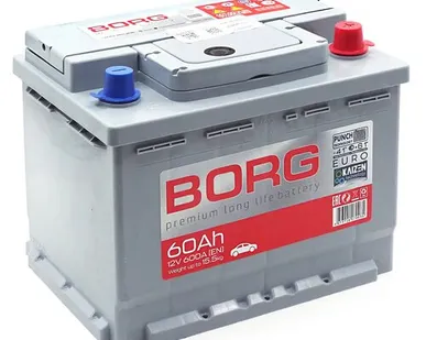 фото Аккумулятор BORG Premium 60 Ач о.п.