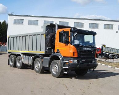 фото Самосвал Scania 8x4 скания