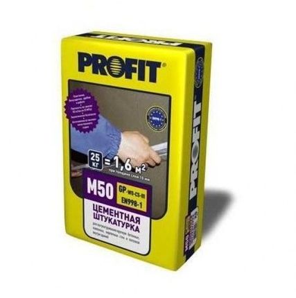 Фото №0 Сухие смеси ЛИВНА (Profit) штукатурка