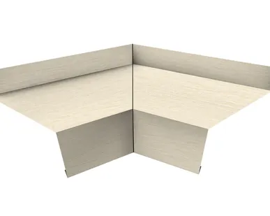 фото Угол отлива внутренний 50 0,45 Print Elite с пленкой Milky Wood