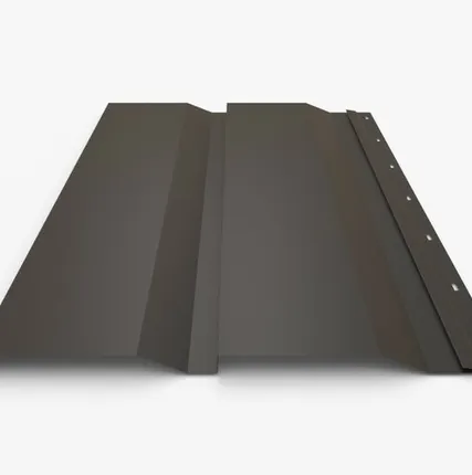 Фото №0 Сайдинг Металлический сайдинг «Корабельная доска» Premium, 0.5 мм RAL 8019, Серо-коричневый