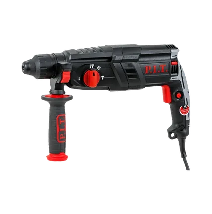 Фото №0 Перфоратор P.I.T PBH28-C5 (3-реж.гор.1050Вт.3,2дж.SDS+ пласт.кейс,3 бура,зуб,макс.бур 28мм)