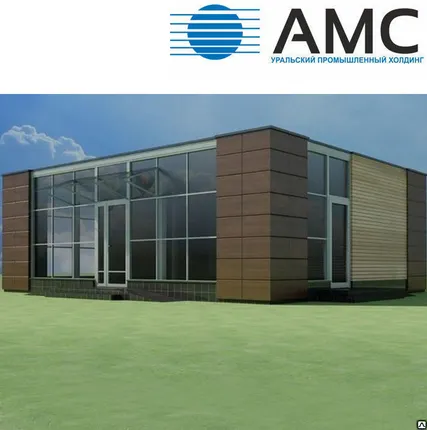 Фото №0 Торговый центр из сэндвич панелей