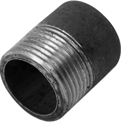 Фото №0 Резьба стальная Ду20 черн. L-100 мм (длин. резьба)