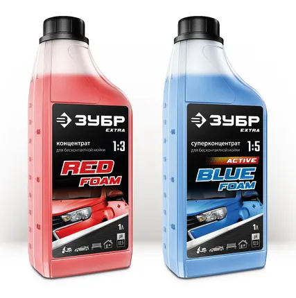 Фото №1 Шампунь для моек автомобильных универсальный 1 л Зубр EXTRA 70650-1