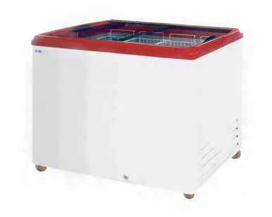 фото Морозильный ларь с прямым стеклом Italfrost ЛВН 300 П (СF 300 F) (красный)