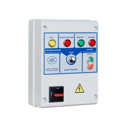 Фото №1 Шкаф управления 1 дренажным насосом без УПП и ПЧ АЭП40-001-54К-11У (EA08A141460)