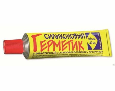 фото Герметик НБХ силикон прозрачный 40мл