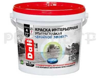 фото Краска DALI Рогнеда вд ультрастойкая 2,5л 'Двойной эффект' база С (под заказ)