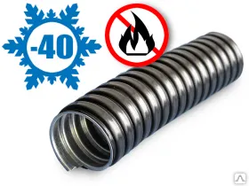 Фото №0 Металлорукав в ПВХ изоляции МРПИ НГ морозостойкий 20 (50 м/уп.) черный УХЛ1