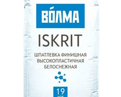 фото Шпатлевка Волма-Искрит 19кг