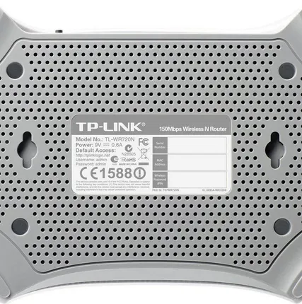 Фото №0 Маршрутизатор TP-LINK WR720N 150Mbps, 1xWAN, 2xLAN 100Mb