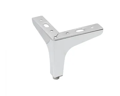 фото Опора меб. мет. h100 угловая хром AKS