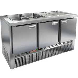 фото Стол холодильный саладетта HICOLD SLE3-111GN O БЕЗ КРЫШКИ